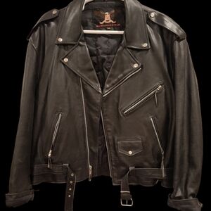 Leather Motorcyle Jacket